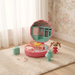 Mini World Suitcase – Φορητό Σετ Παιχνιδιού με Κούκλα