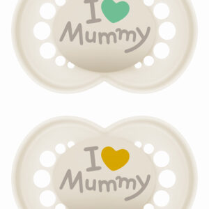 Πιπίλα Ι Love Mummy & Daddy Σιλικόνης 6-16 μηνών