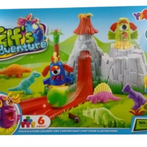 Elf’s Adventure Σετ Δημιουργίας με Πλαστελίνες & Δεινόσαυρους – Volcano Play Set 3+