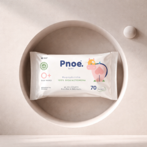 Pnoe Baby – Βιοδιασπώμενα Μωρομάντηλα